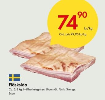 Snabbgross Fläsksida erbjuda