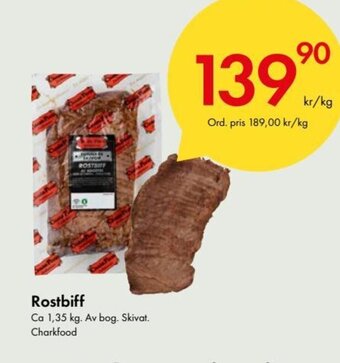 Snabbgross Rostbiff erbjuda