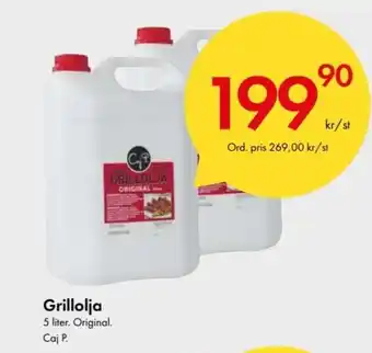 Snabbgross Grillolja Caj P. erbjuda