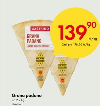 Snabbgross GRANA PADANO erbjuda