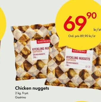 Snabbgross GASTRINO Chicken nuggets erbjuda