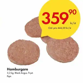 Snabbgross Hamburgare 3,2 kg. Black Angus. Fryst. Pqm erbjuda