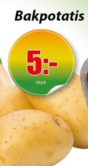 Extra Mjällby Stormarknad Bakpotatis erbjuda