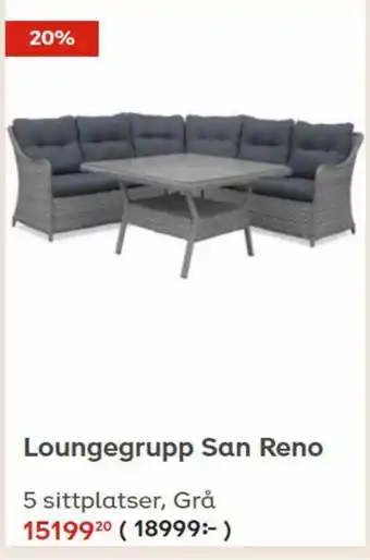 Plantagen Loungegrupp San Reno erbjuda