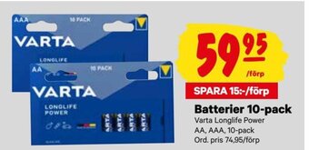 City Gross Batterier 10-pack erbjuda