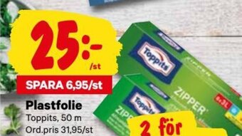 City Gross Plastfolie erbjuda