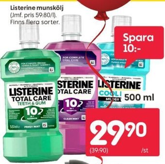 Rusta Listerine munskölj erbjuda