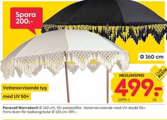 Rusta Parasoll Marrakech erbjuda