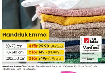 Rusta Handduk Emma erbjuda