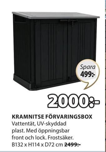 JYSK Kramnitse förvaringsbox erbjuda