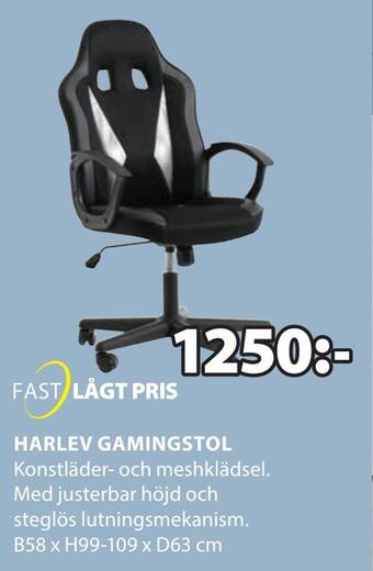 JYSK Harlev gamingstol erbjuda