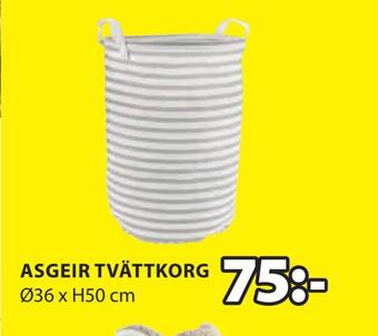 JYSK Asgeir tvättkorg erbjuda
