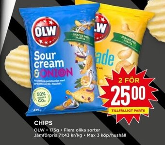 Willys CHIPS erbjuda