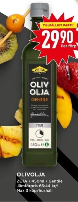 Willys OLIVOLJA erbjuda