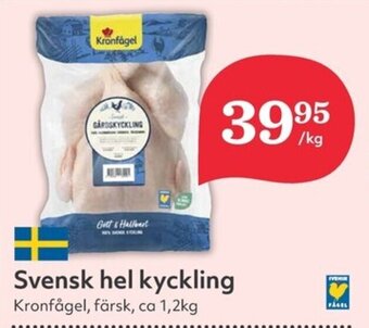 Hemköp Svensk hel kyckling erbjuda