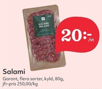 Hemköp Salami erbjuda