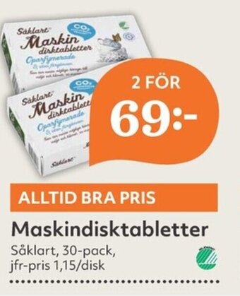 Hemköp Maskindisktabletter erbjuda