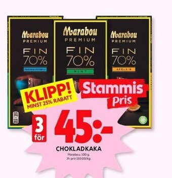 ICA Kvantum CHOKLADKAKA erbjuda