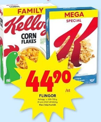 ICA Kvantum FLINGOR erbjuda