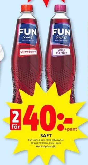 ICA Kvantum SAFT erbjuda