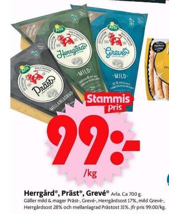 ICA Supermarket Herrgård®, Präst, Grevé erbjuda