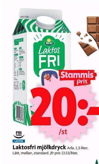 ICA Supermarket Laktosfri mjölkdryck erbjuda
