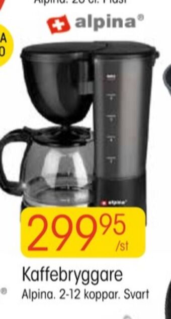 EKO Alpina kaffebryggare erbjuda