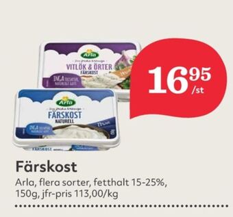 Hemköp Arla färskost erbjuda