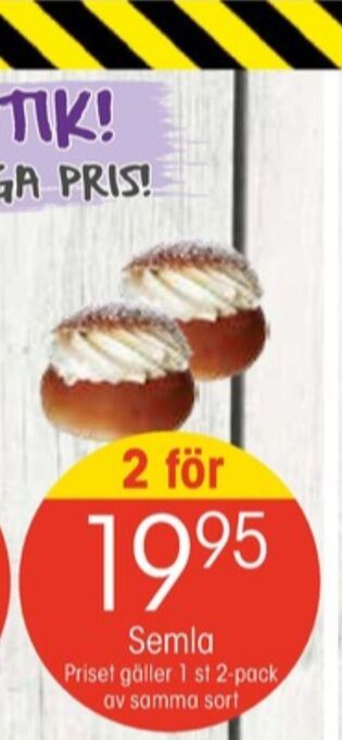 EKO Eko butiksbakat kaffebröd erbjuda