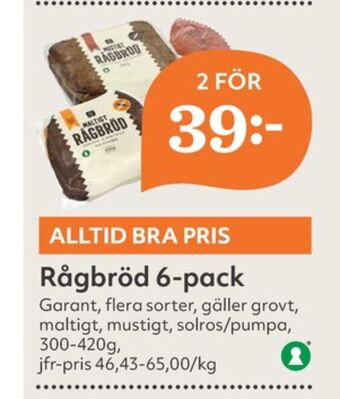 Hemköp Grovt rågbröd erbjuda