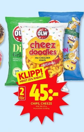 ICA Kvantum Olw chips erbjuda
