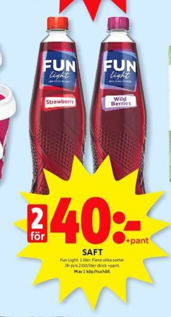 ICA Kvantum Fun light lättdryck erbjuda