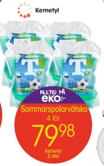 EKO Kemetyl spolarvätska erbjuda