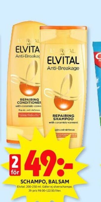 ICA Kvantum Elvital balsam erbjuda