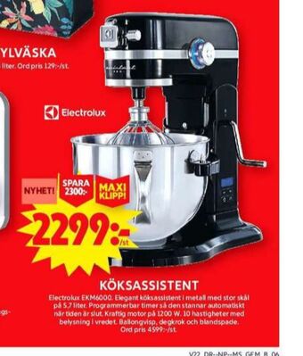 ICA Maxi Electrolux matberedare erbjuda