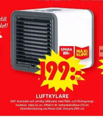 Day useful everyday luftkylare