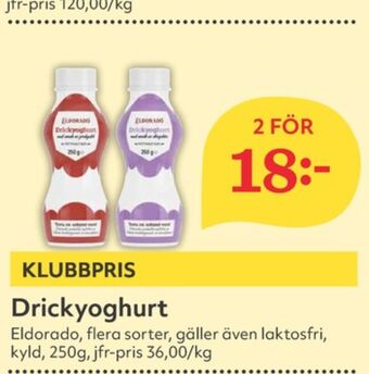 Hemköp Eldorado drickyoghurt erbjuda
