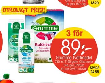 EKO Grumme tvättmedel flytande erbjuda