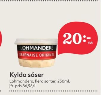 Hemköp Lohmanders såser erbjuda