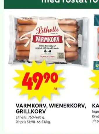 ICA Kvantum Lithells wienerkorv erbjuda