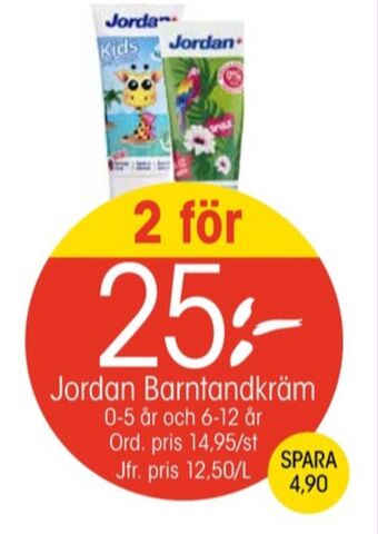 EKO Jordan tandkräm erbjuda