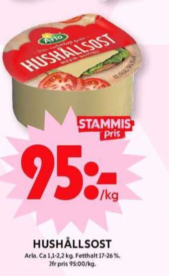 ICA Maxi Arla hushållsost erbjuda
