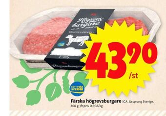 ICA Supermarket Ica hamburgare erbjuda