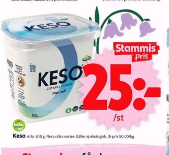 ICA Supermarket Keso cottage cheese erbjuda