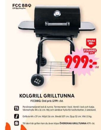 ICA Maxi Fcc bbq grill erbjuda
