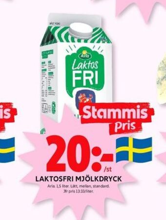 ICA Kvantum Arla mellanmjölk erbjuda