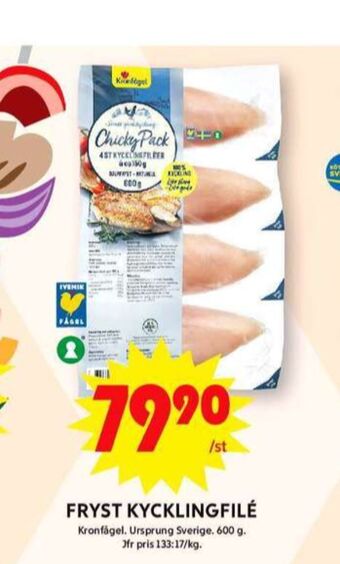 ICA Maxi Kronfågel kycklingfilé erbjuda
