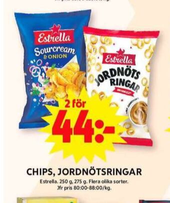 ICA Maxi Estrella chips erbjuda