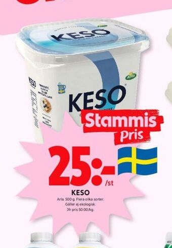ICA Kvantum Keso cottage cheese erbjuda