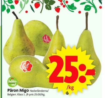 ICA Supermarket Migo päron erbjuda
